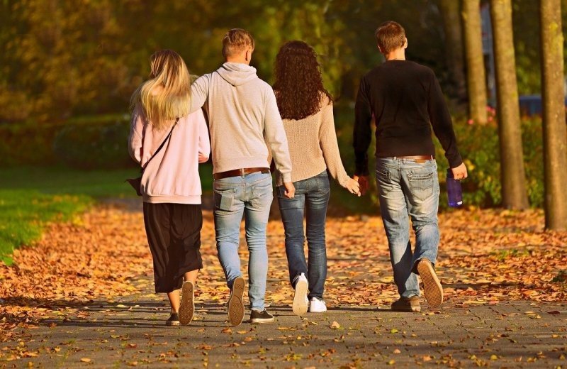 Spazieren und wandern